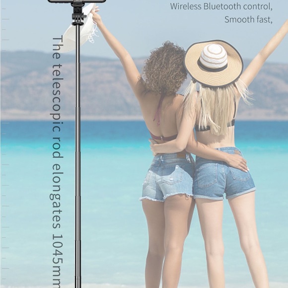 5 in 1 and 2 Mode for Camera and Smart Phone Selfie Stick. With Led Light - Picture 6 of 16